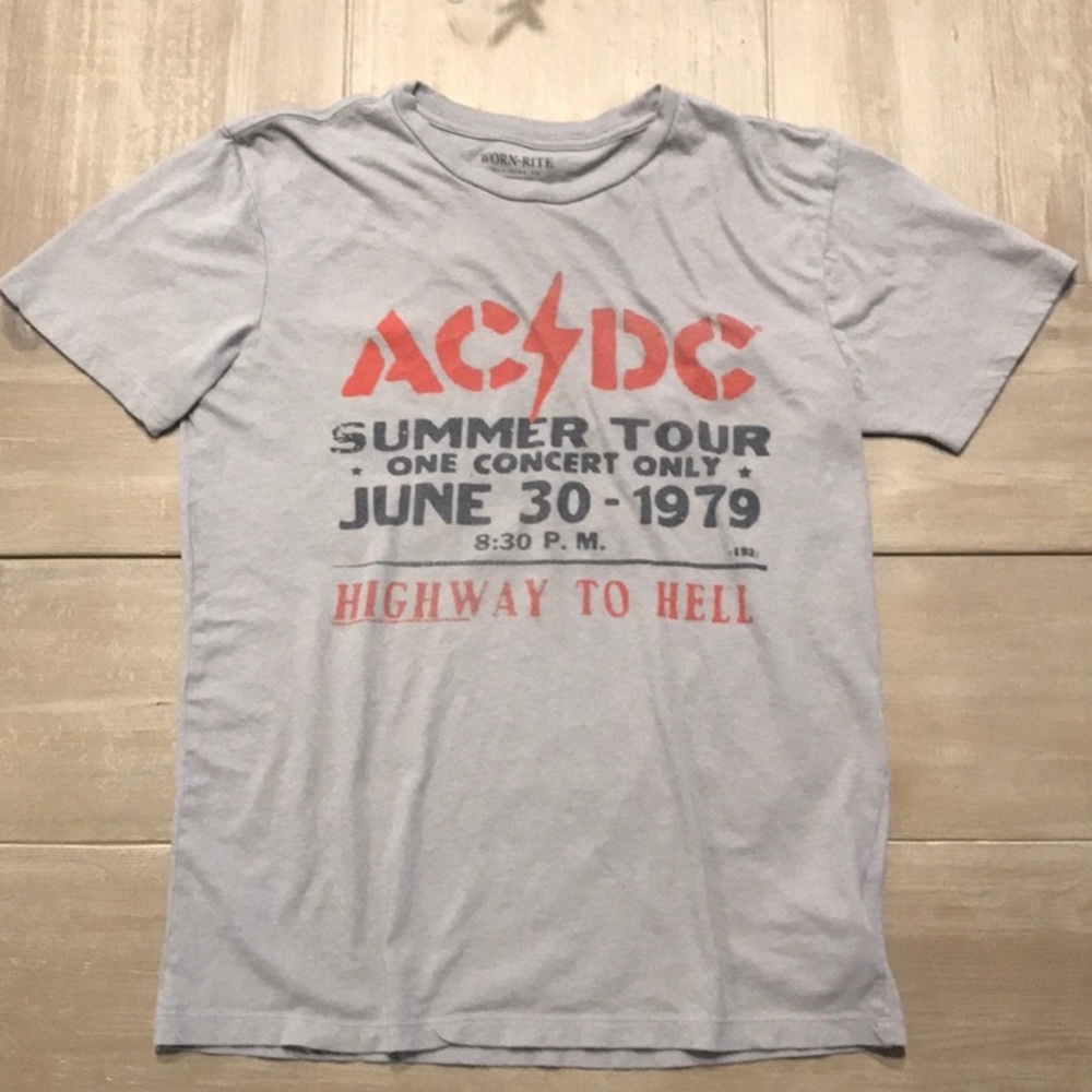 AC/DC Tour Shirt Size Medium